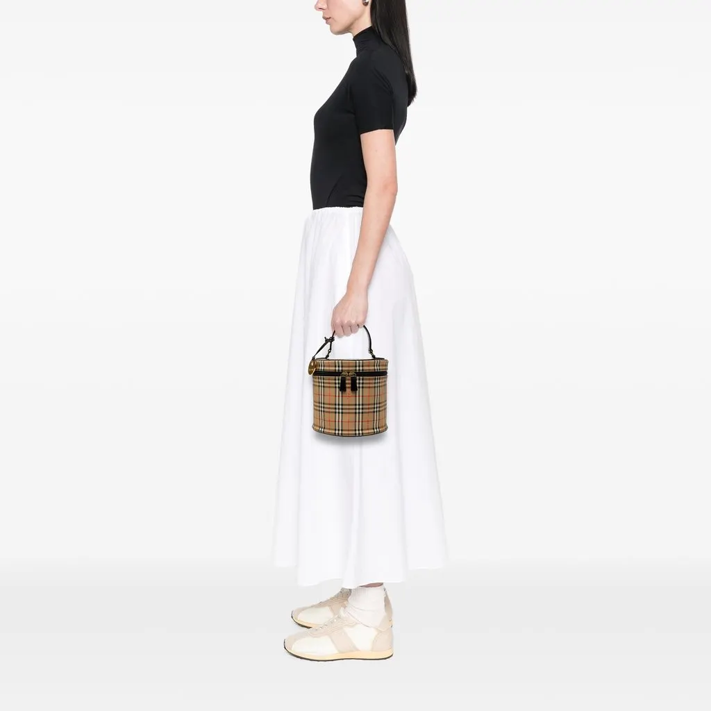 Burberry Haymarket Check Canvas Vanity | Libas Collective