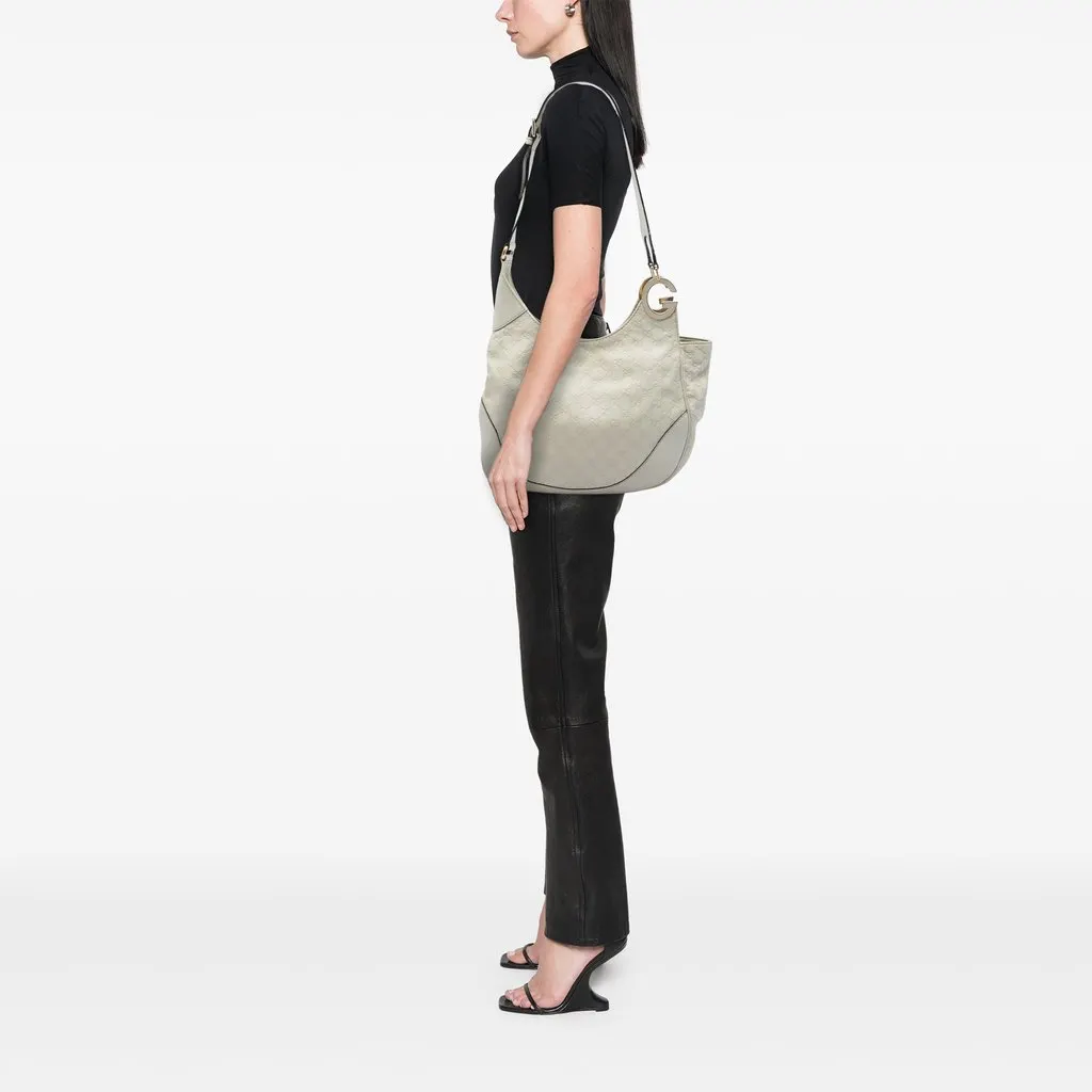 Gucci Guccissima Charlotte Crossbody White Leather Very good - Box View
