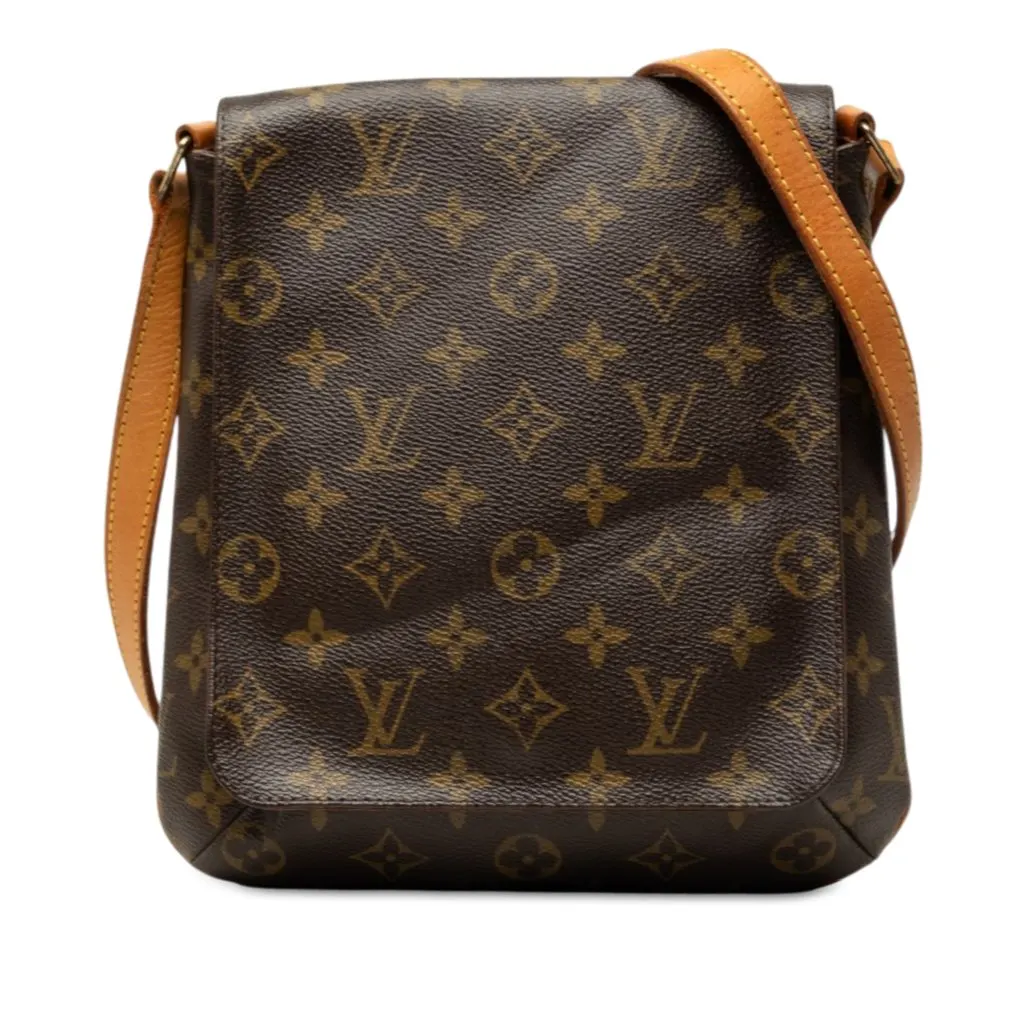 Louis Vuitton Monogram Musette Salsa PM Long Strap Brown Canvas Very good - Front View