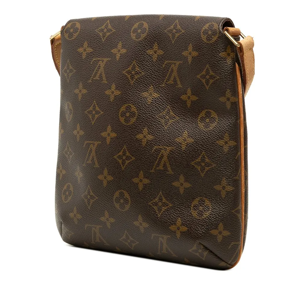 Louis Vuitton Monogram Musette Salsa PM Short Strap Brown Canvas Very good - Back View
