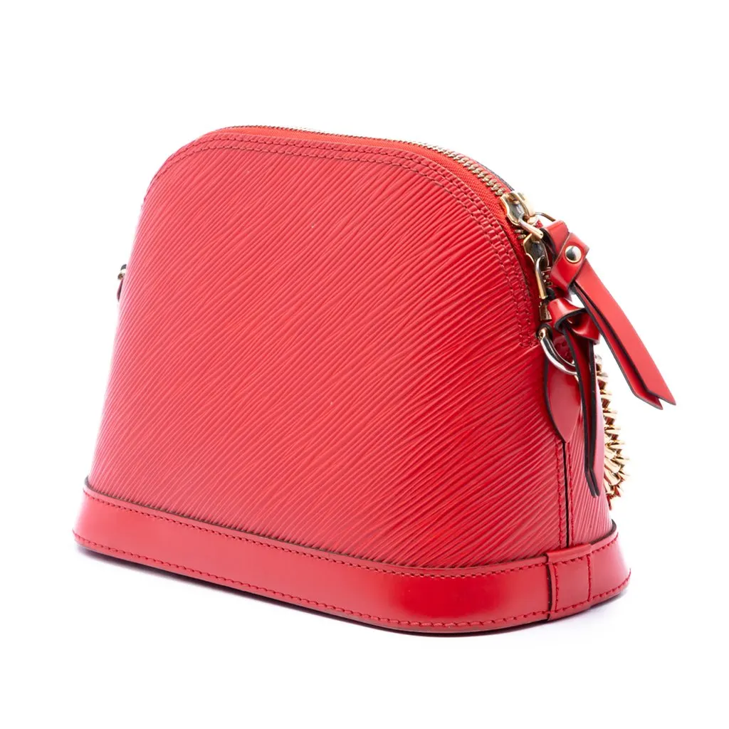 Louis Vuitton Epi Mini Alma Red Leather Very good - Back View