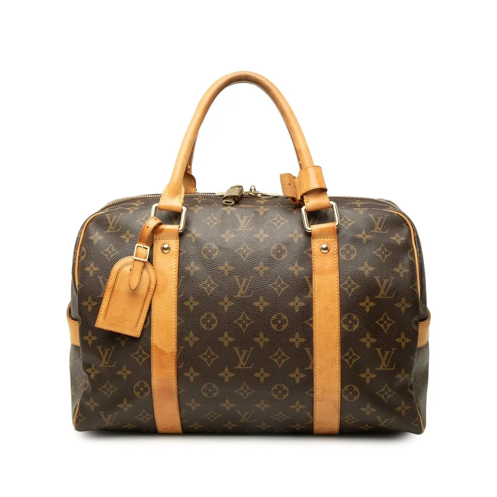 Louis Vuitton Monogram Carryall Brown Canvas Good - Front View