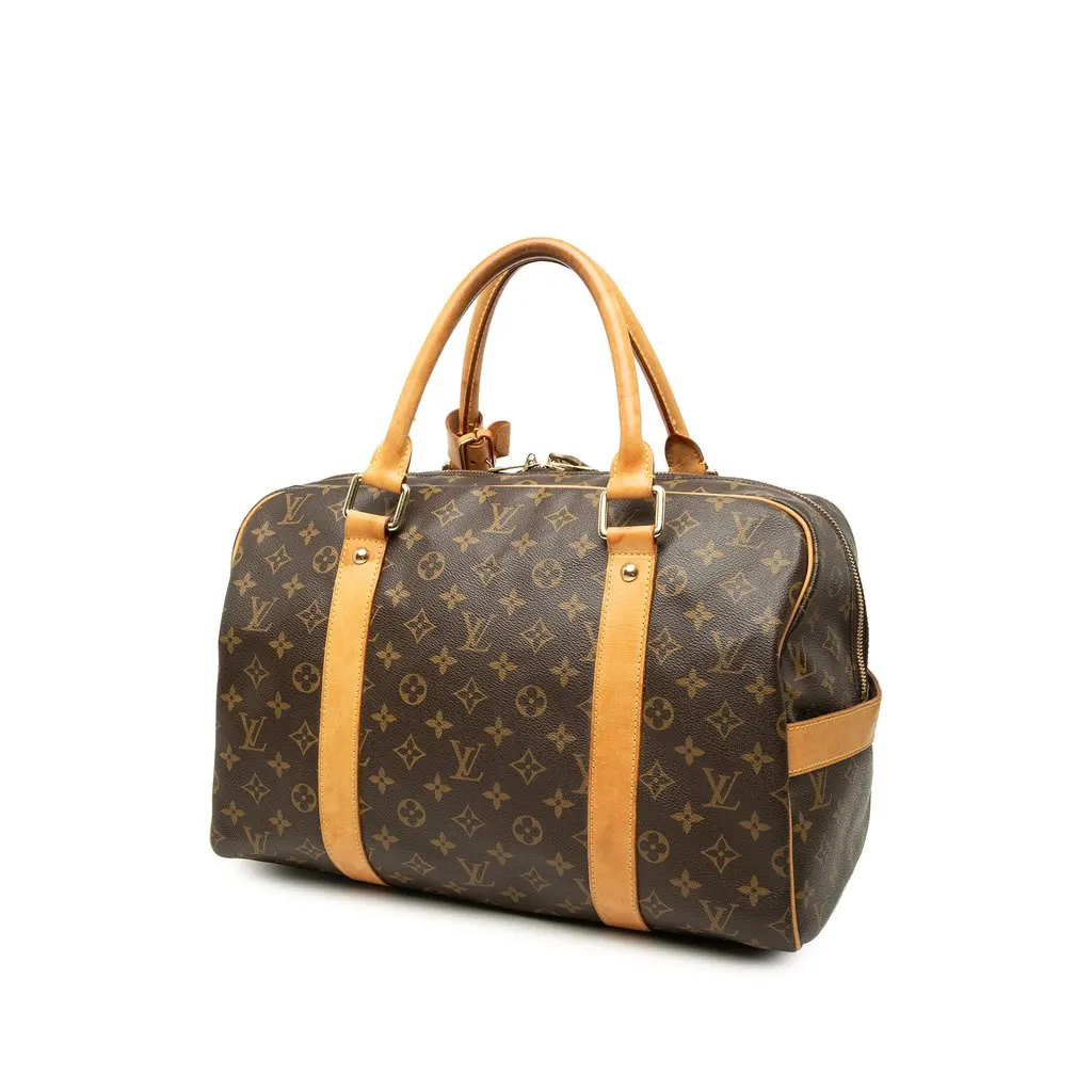 Louis Vuitton Monogram Carryall Brown Canvas Good - Back View