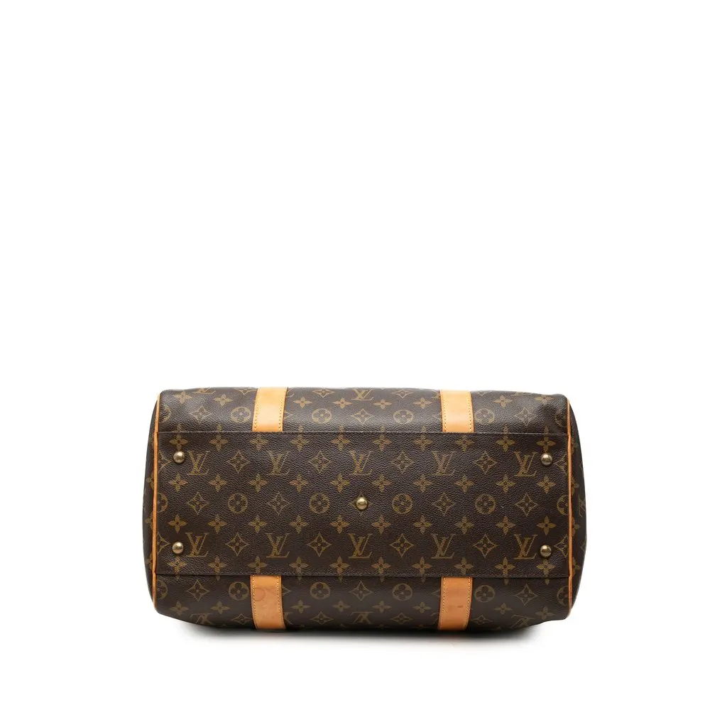 Louis Vuitton Monogram Carryall Brown Canvas Good - Inside View