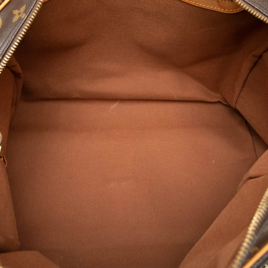 Louis Vuitton Monogram Carryall Brown Canvas Good - Model View