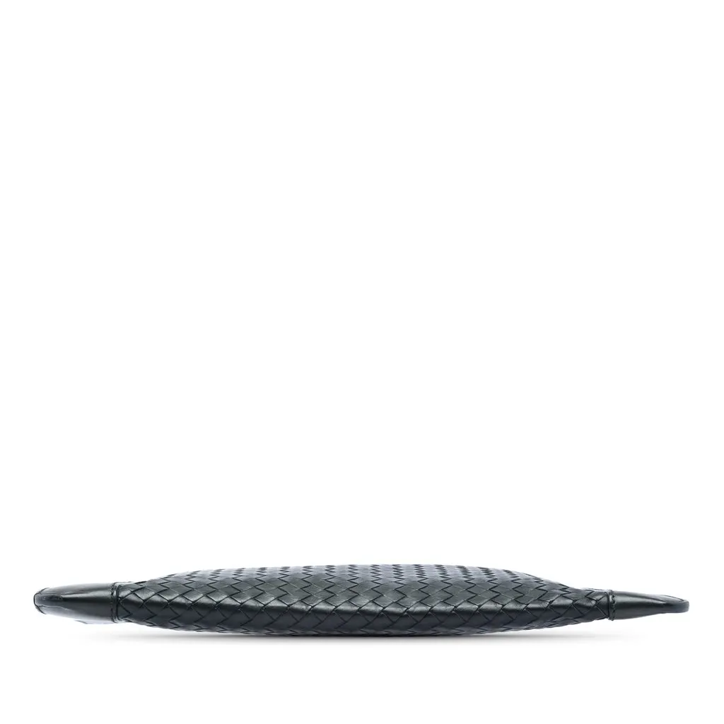 Bottega Veneta Nappa Intrecciato Clutch Black Leather Very good - Inside View