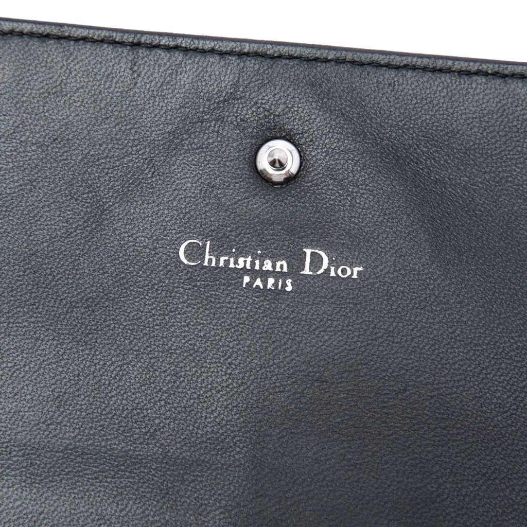 Dior Grained Calfskin Diorama Croisiere Wallet on Chain Black Leather Very good - Box View