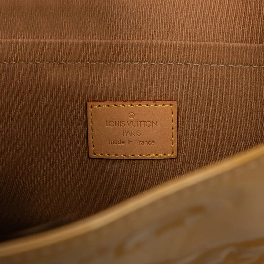Louis Vuitton Monogram Vernis Biscayne Bay GM Beige Leather Good - Box View