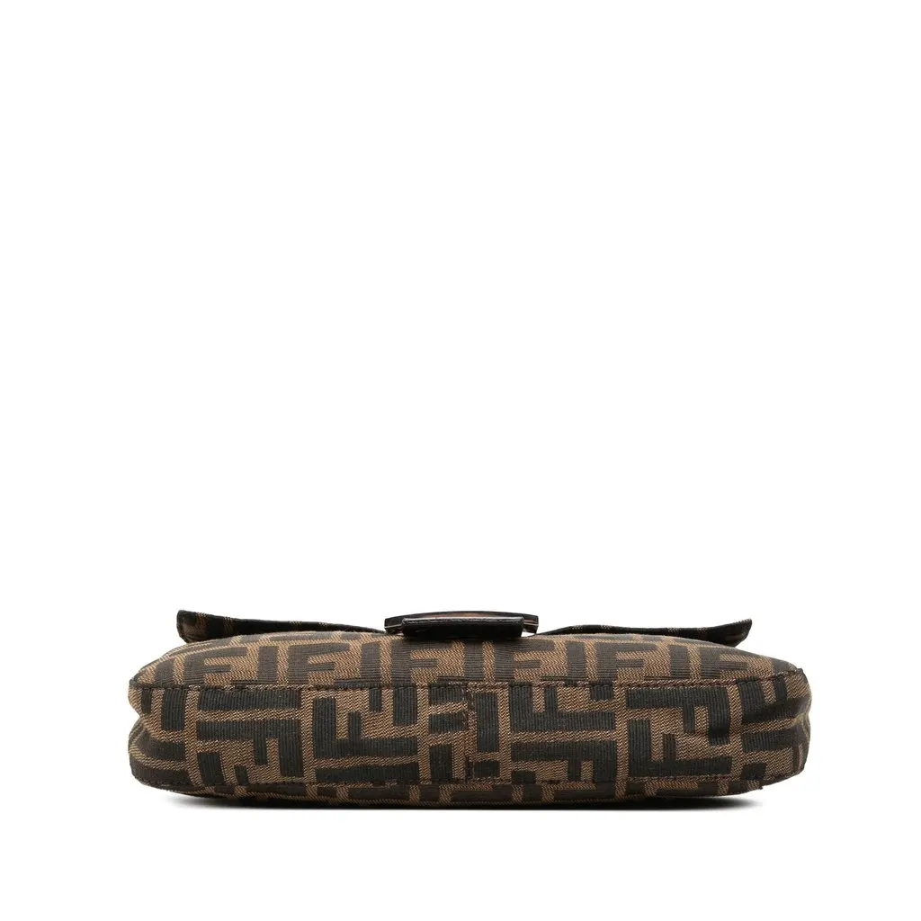 Fendi Zucca Canvas Baguette Brown Canvas Good - Inside View