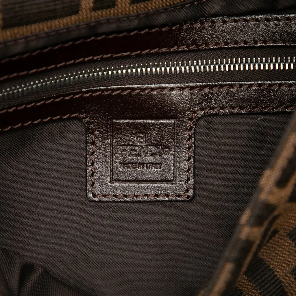 Fendi Zucca Canvas Baguette Brown Canvas Good - Box View