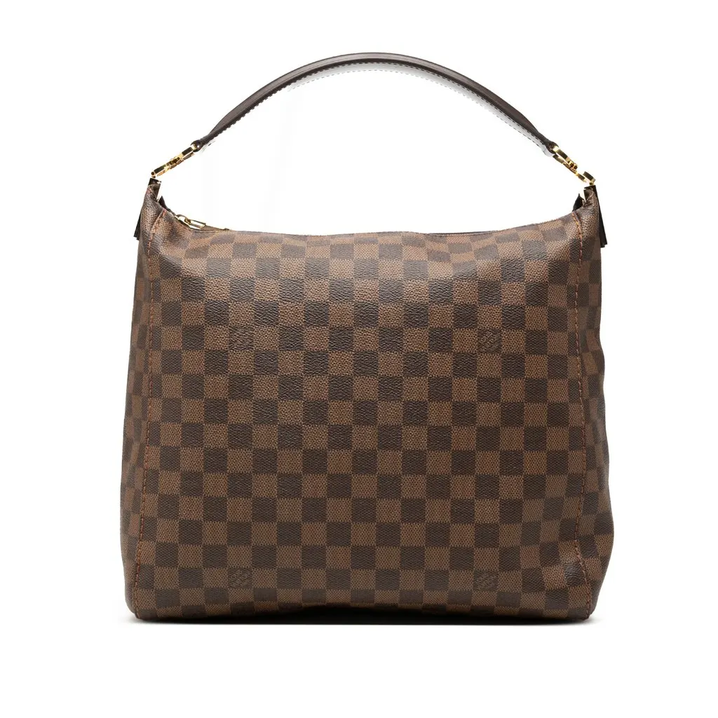 Louis Vuitton Damier Ebene Portobello PM Brown Good - Front View