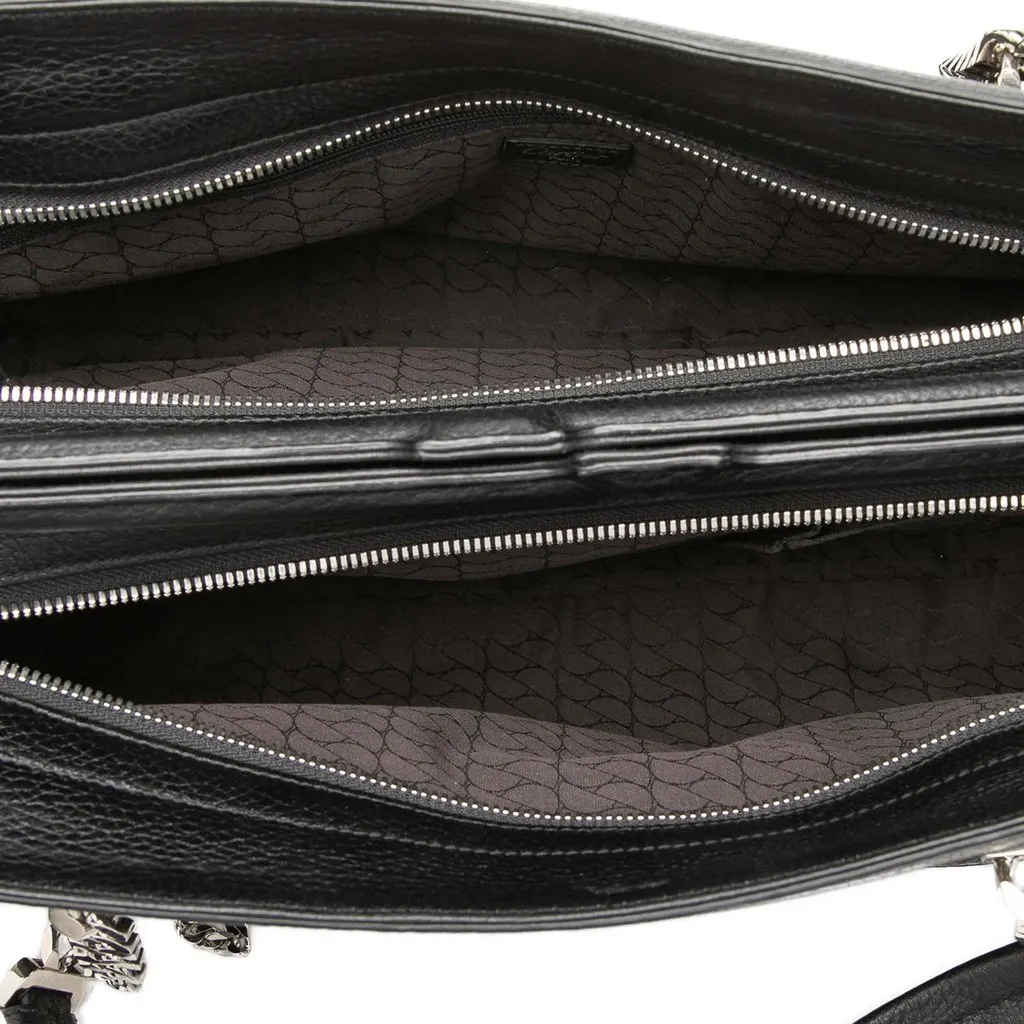 Cartier Leather La Dona Shoulder Bag Black Leather Very good - Model View