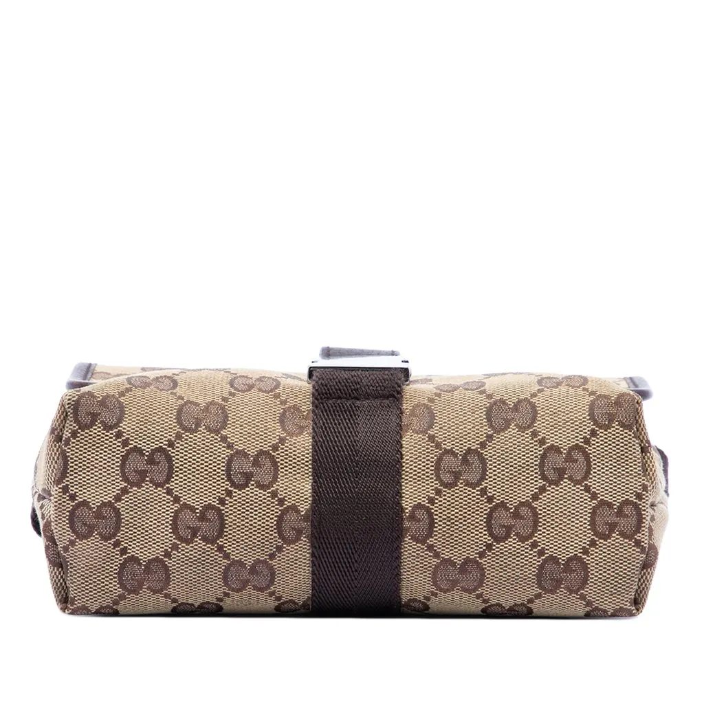 Gucci GG Canvas Belt Bag Beige Very good - Back View