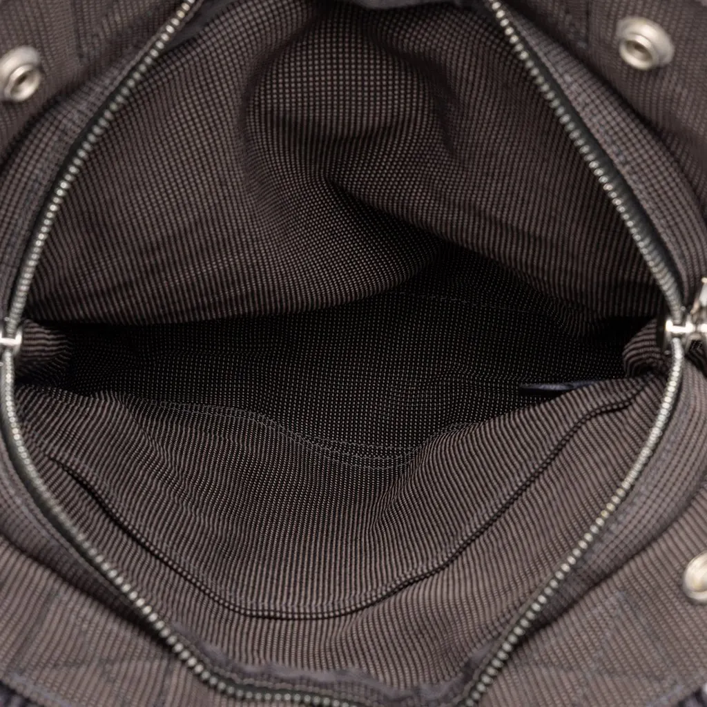 Hermès Canvas Herline Backpack PM Grey Canvas Good - Model View