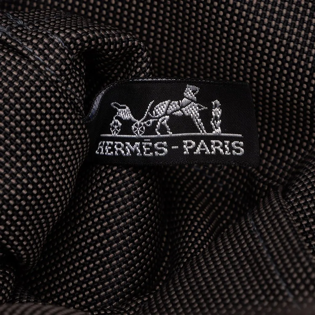 Hermès Canvas Herline Backpack PM Grey Canvas Good - Box View