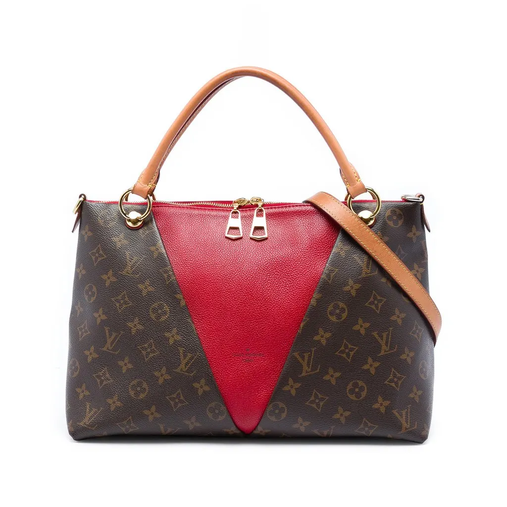 Louis Vuitton Monogram V Tote MM Brown Very good - Front View