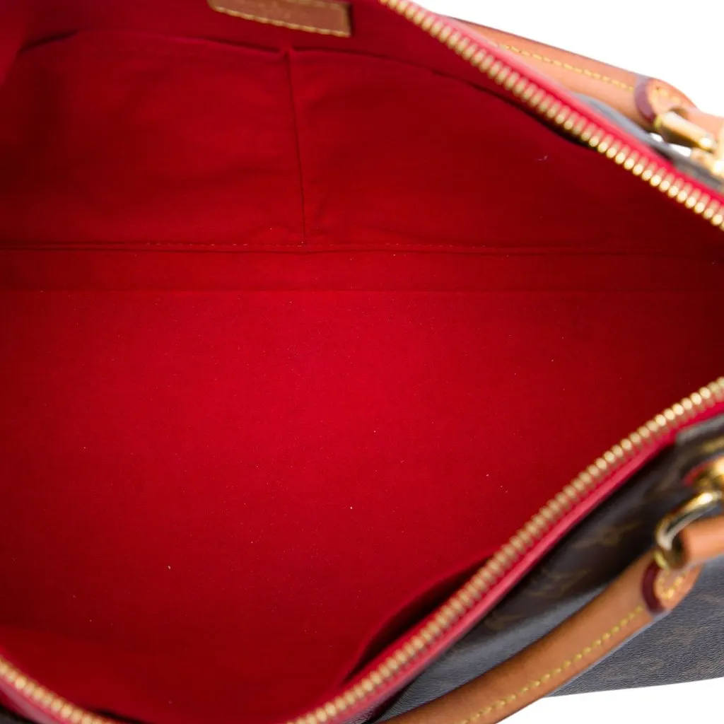 Louis Vuitton Monogram V Tote MM Brown Very good - Model View