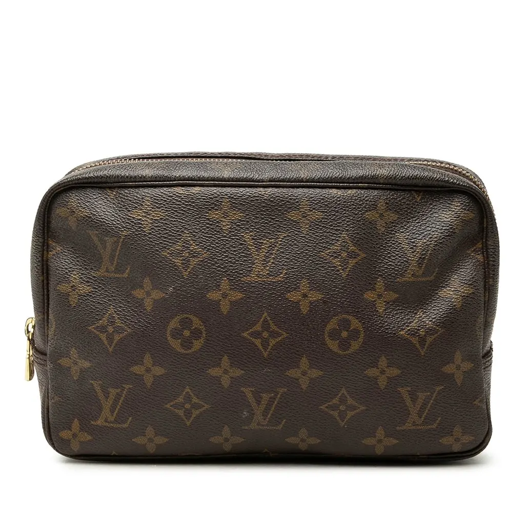 Louis Vuitton Monogram Trousse Toilette 23 Brown Canvas Very good - Front View