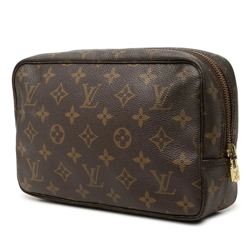 Louis Vuitton Monogram Trousse Toilette 23 Brown Canvas Very good - Back View