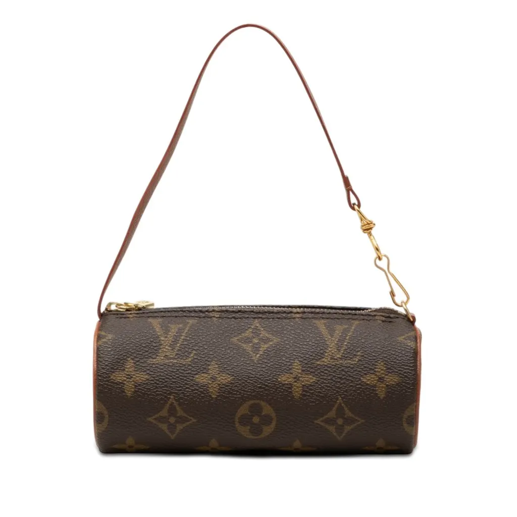Louis Vuitton Monogram Papillon Pochette Brown Very good - Front View