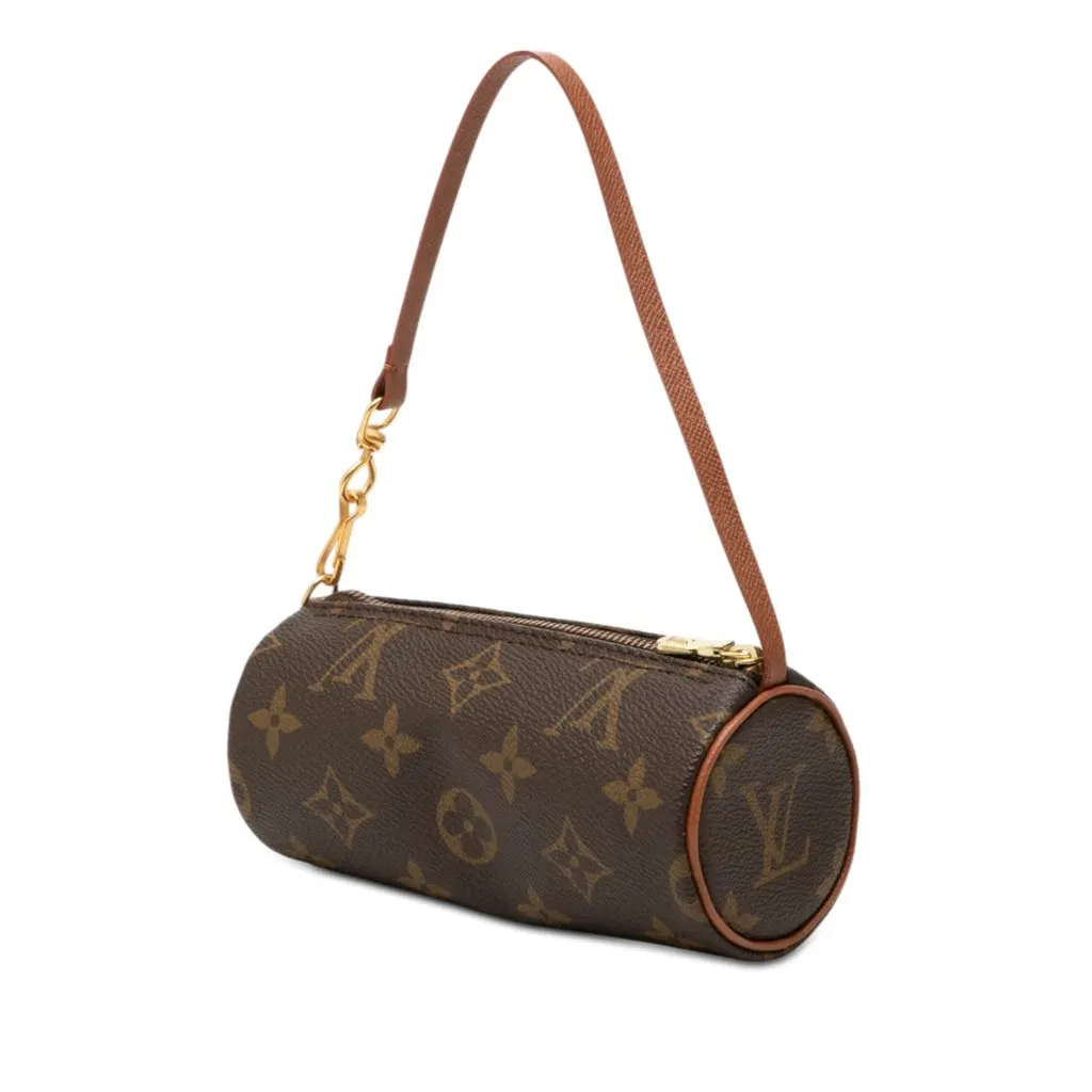 Louis Vuitton Monogram Papillon Pochette Brown Very good - Back View