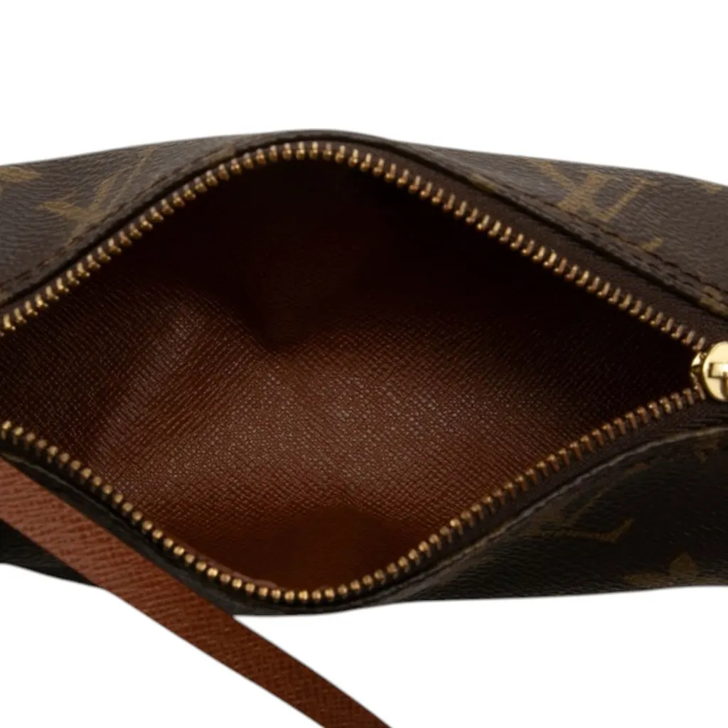 Louis Vuitton Monogram Papillon Pochette Brown Very good - Model View
