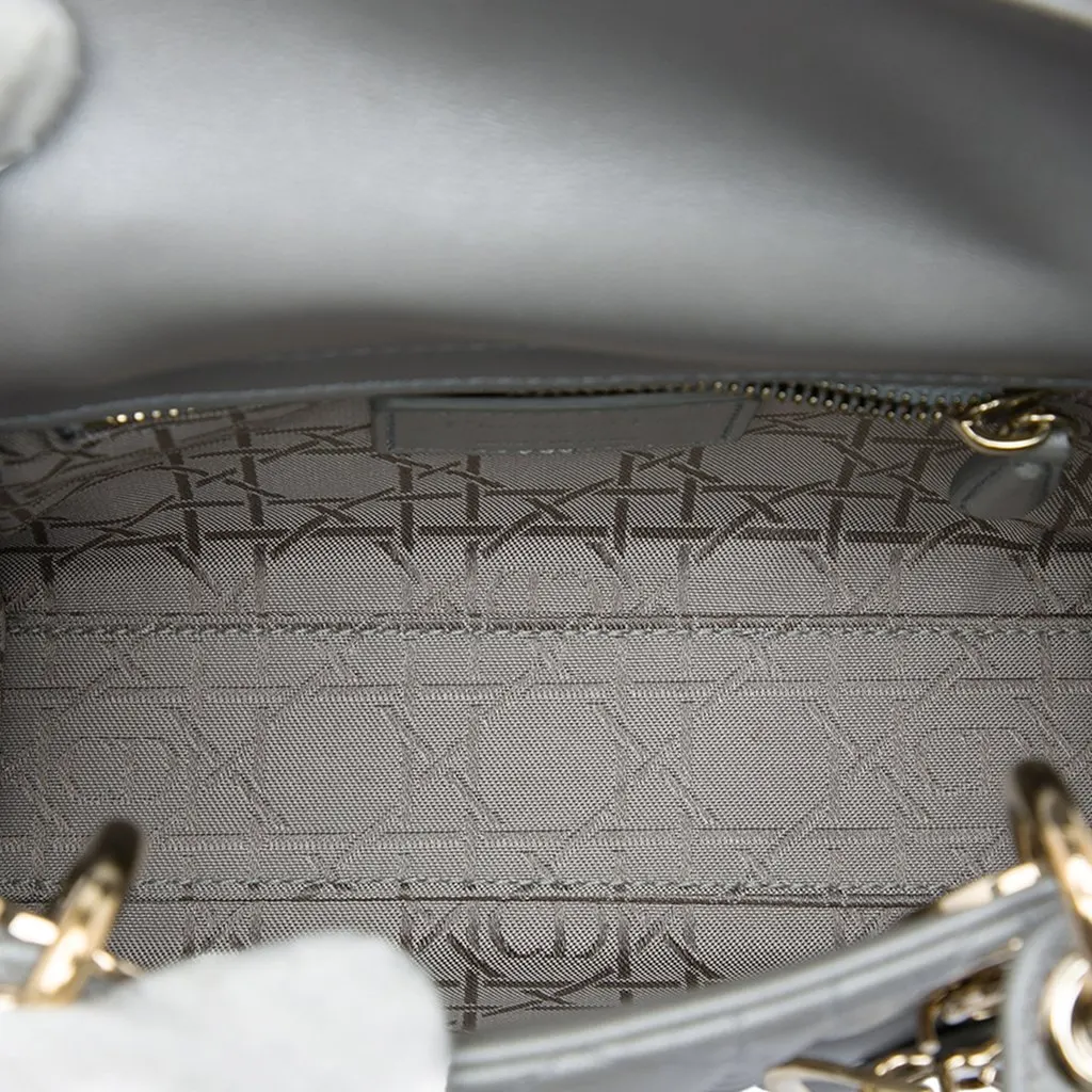 Dior Mini Lambskin Cannage Lady Dior MultiColor Leather Very good - Model View