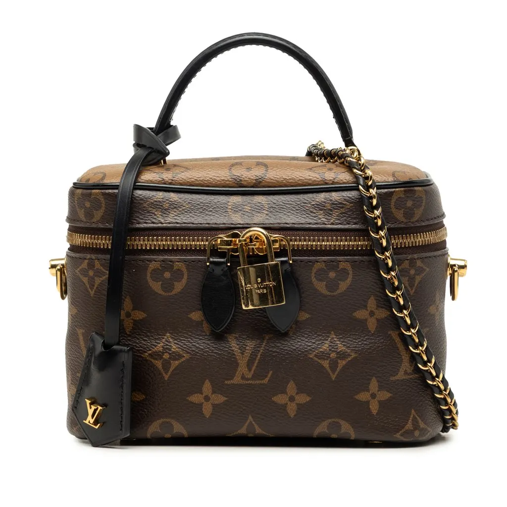 Louis Vuitton Monogram Reverse Vanity PM Brown Very good - Front View