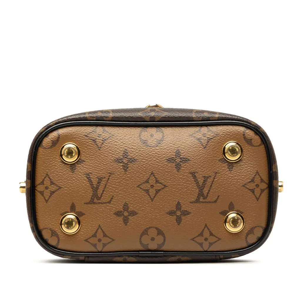 Louis Vuitton Monogram Reverse Vanity PM Brown Very good - Inside View