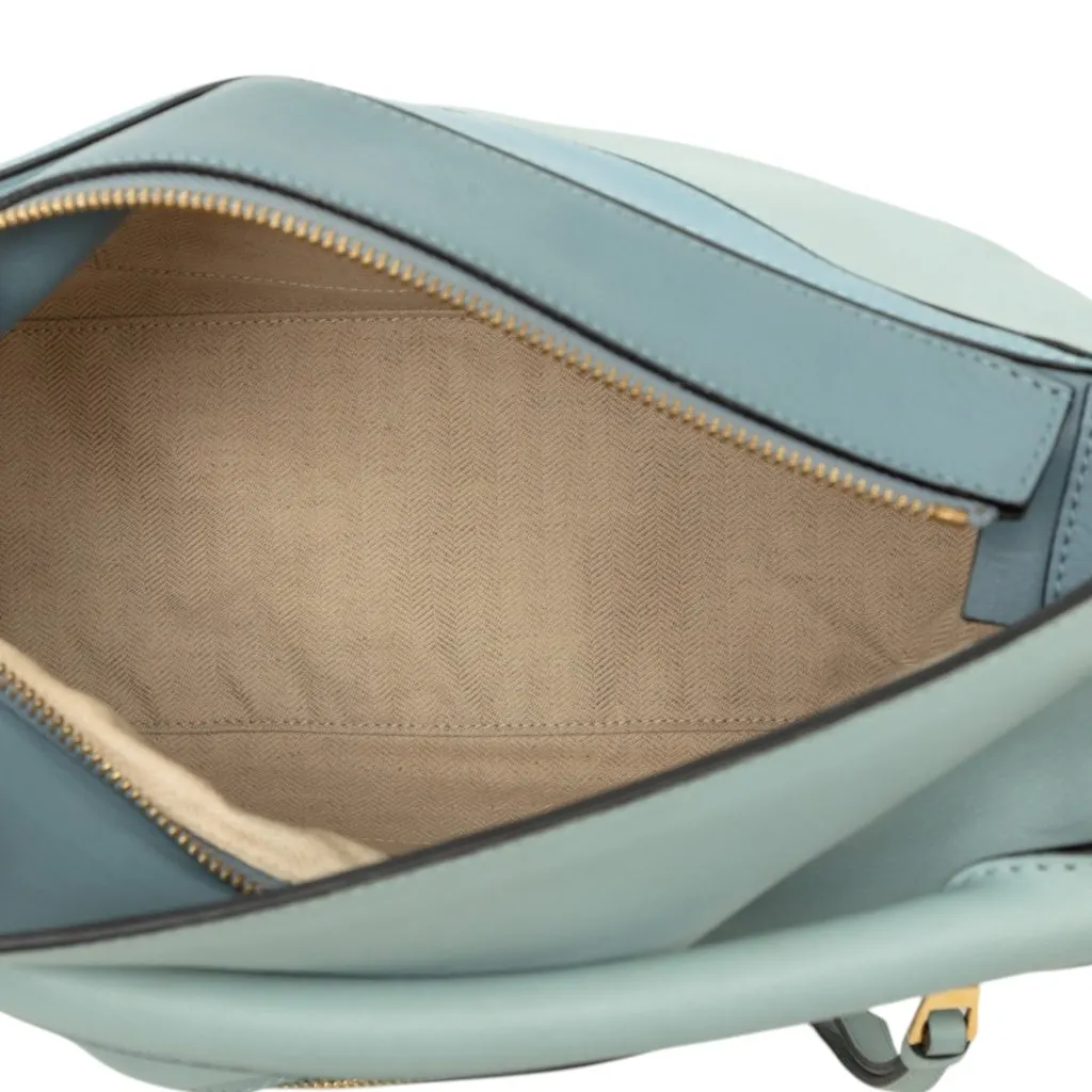 LOEWE Medium Tricolor Calfskin Puzzle Satchel Blue Leather Very good - Model View
