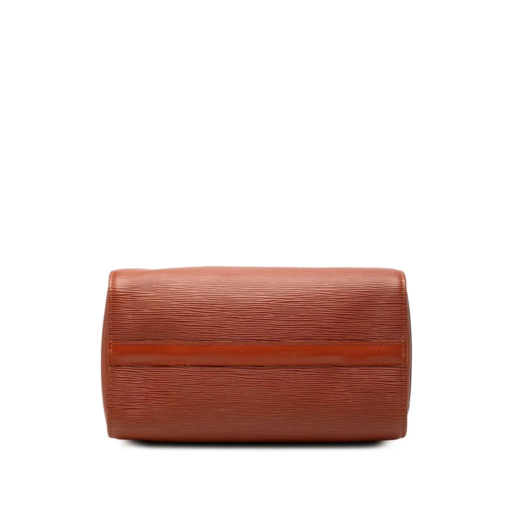 Louis Vuitton Epi Speedy 25 Brown Leather Very good - Inside View