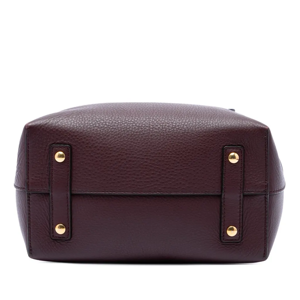 Burberry Small Bicolor Leather Marais Belt Bag Red Leather Very good - Inside View