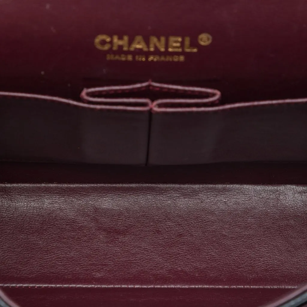 Chanel Medium Classic Caviar Double Flap Black Leather Very good - Model View