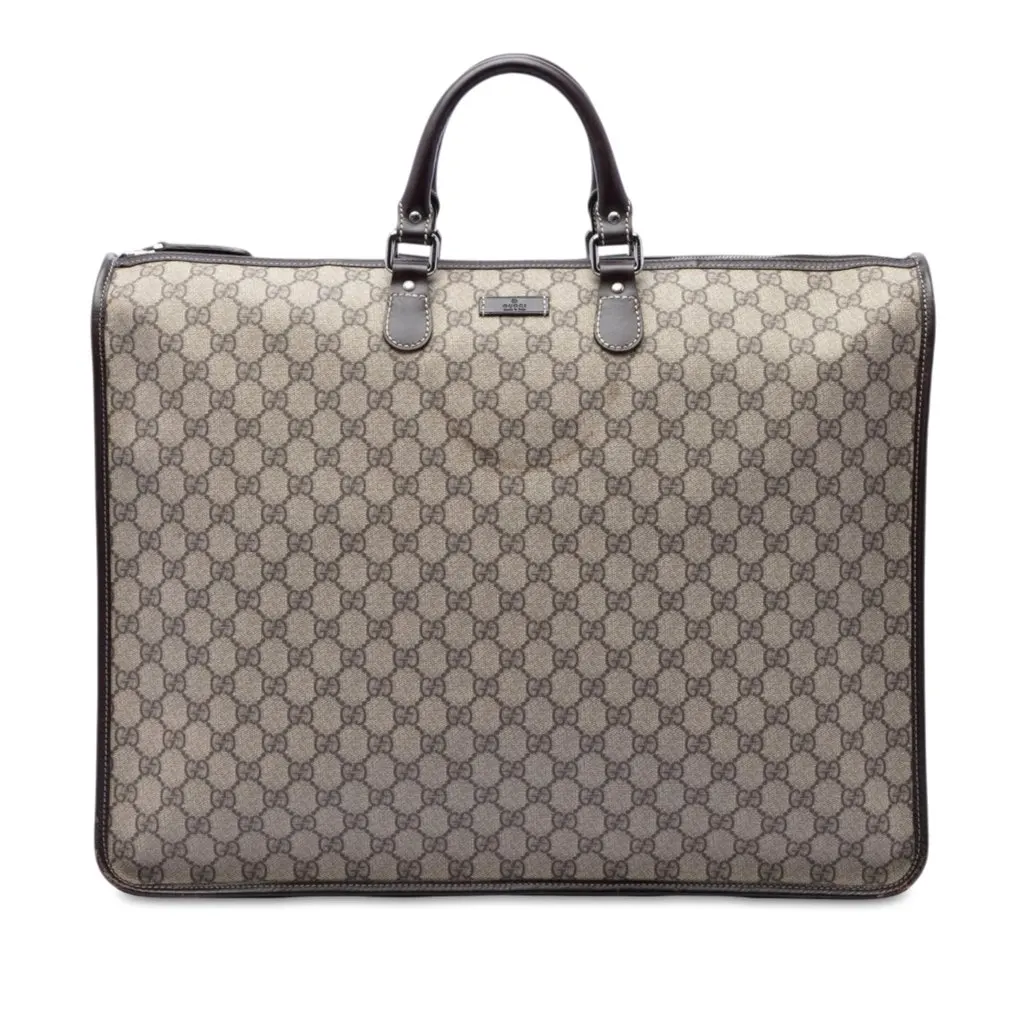 Gucci GG Supreme Travel Tote Beige Very good - Front View