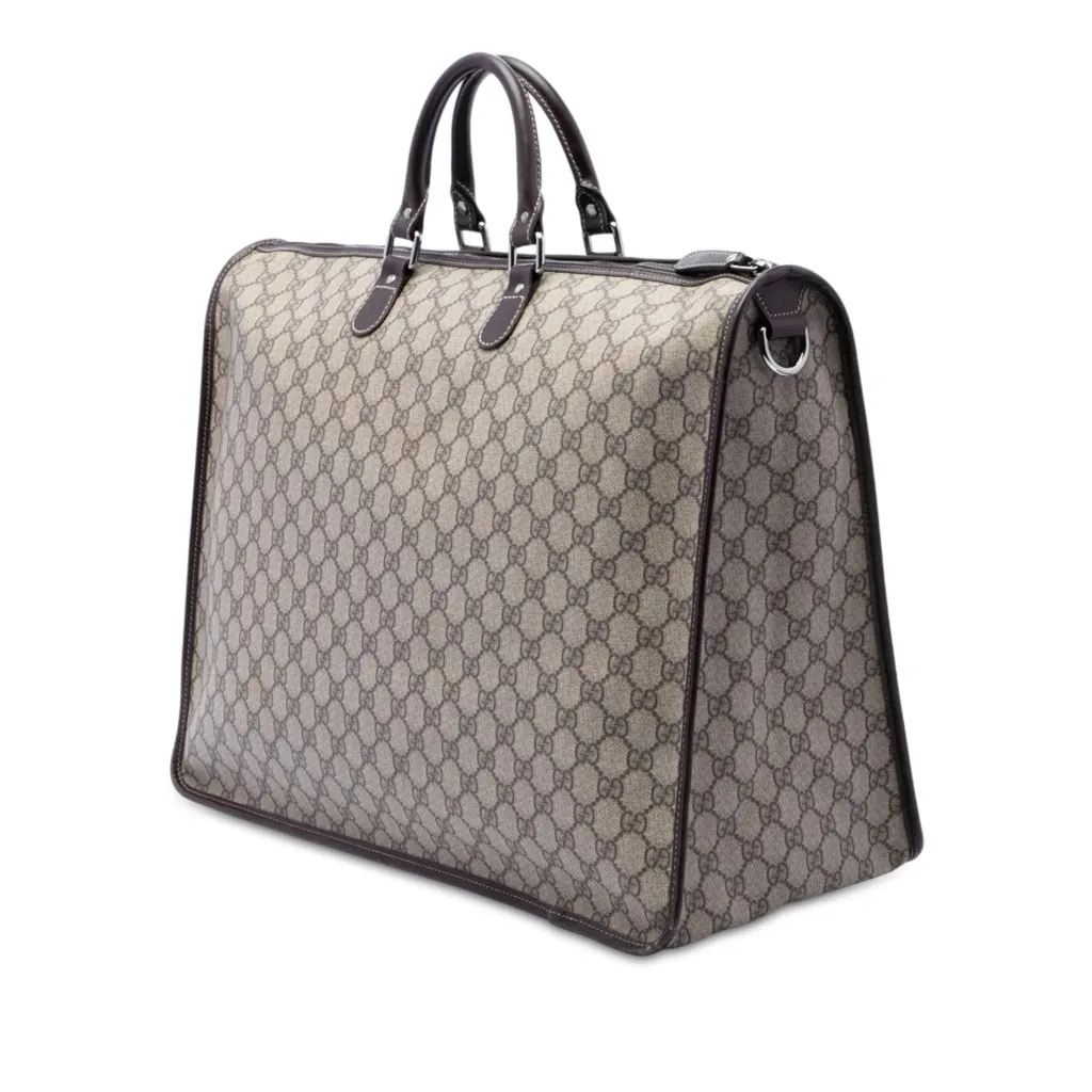 Gucci GG Supreme Travel Tote Beige Very good - Back View