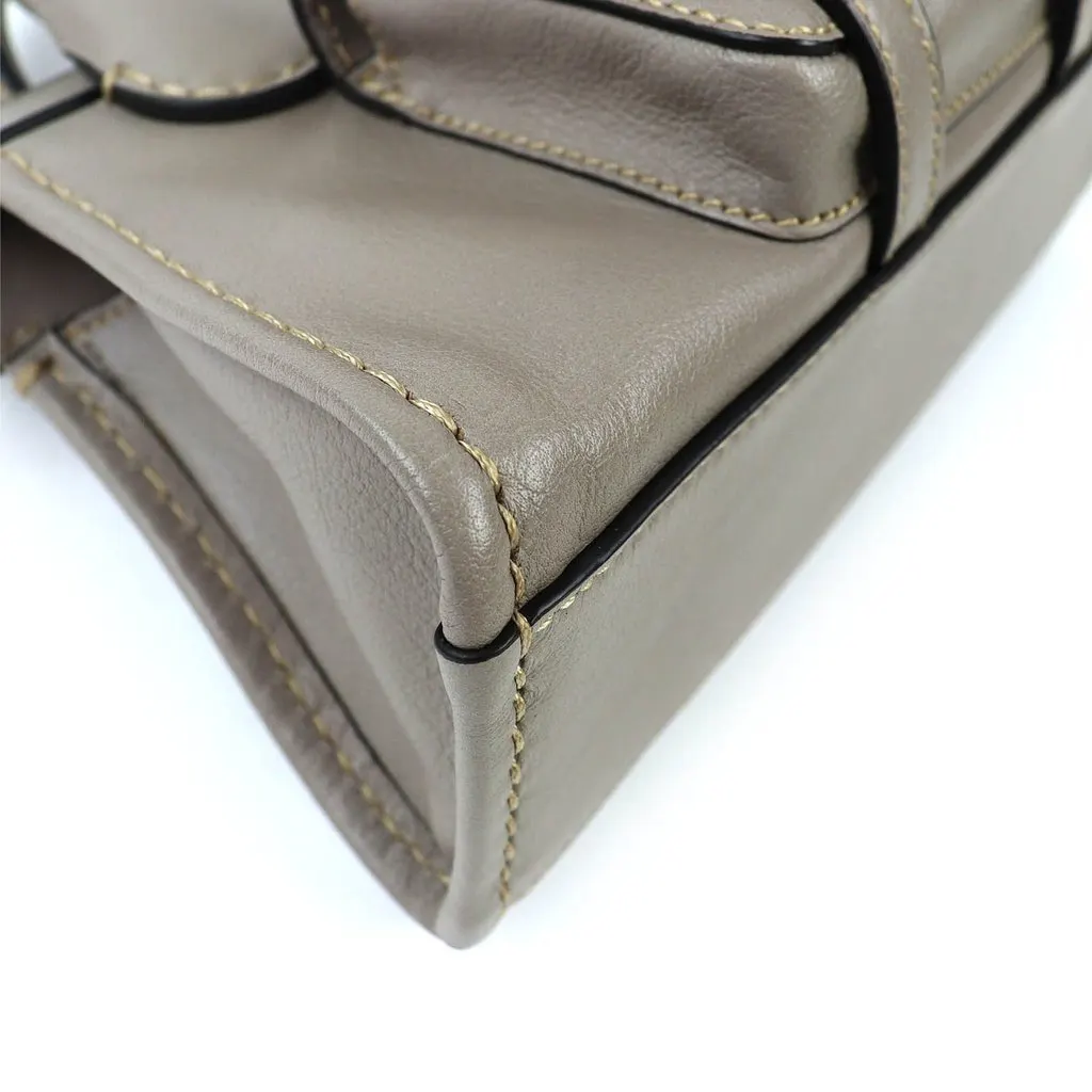 Chloé Mini Buffalo Leather Edith Day Satchel MultiColor Leather Very good - Box View