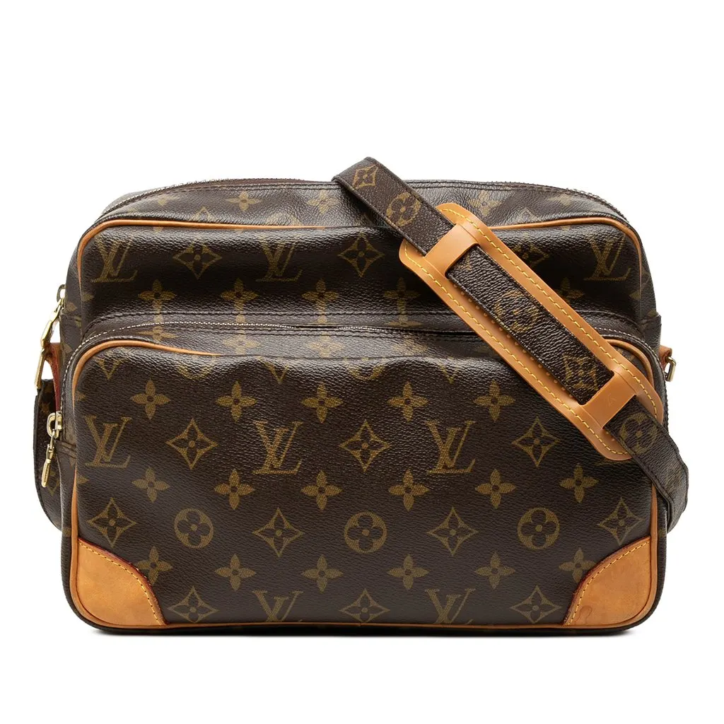 Louis Vuitton Monogram Nil Crossbody Brown Canvas Very good - Front View
