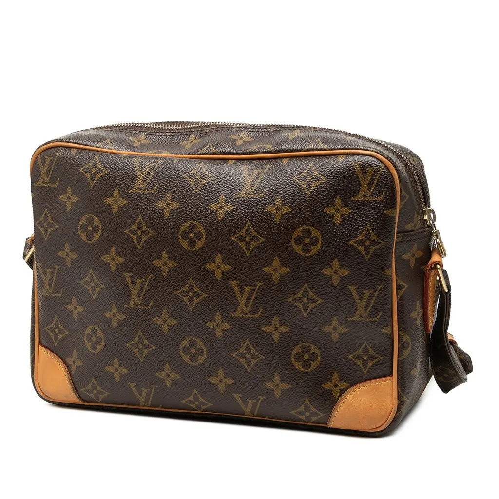 Louis Vuitton Monogram Nil Crossbody Brown Canvas Very good - Back View