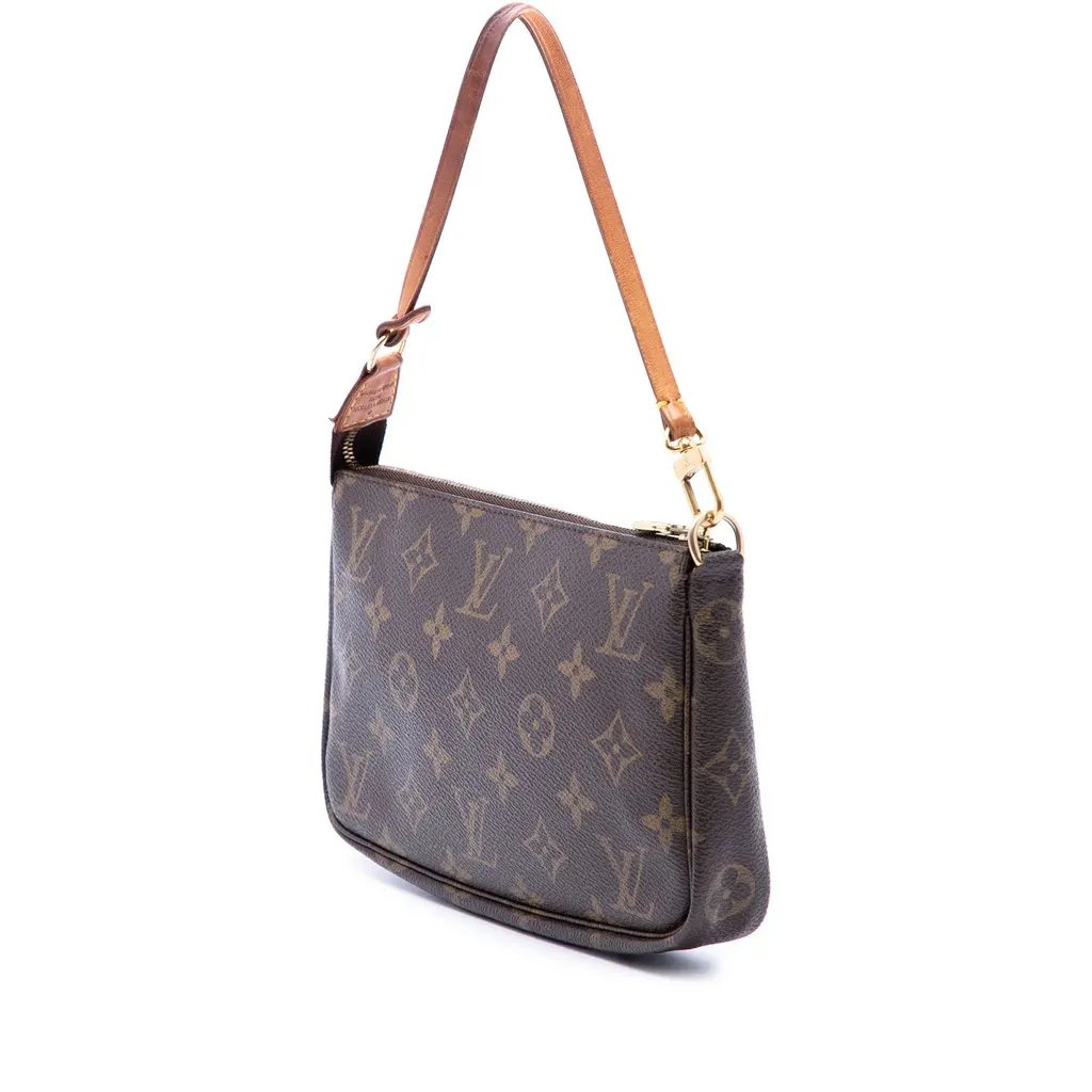 Louis Vuitton Monogram Pochette Accessoires Brown Canvas Very good - Back View