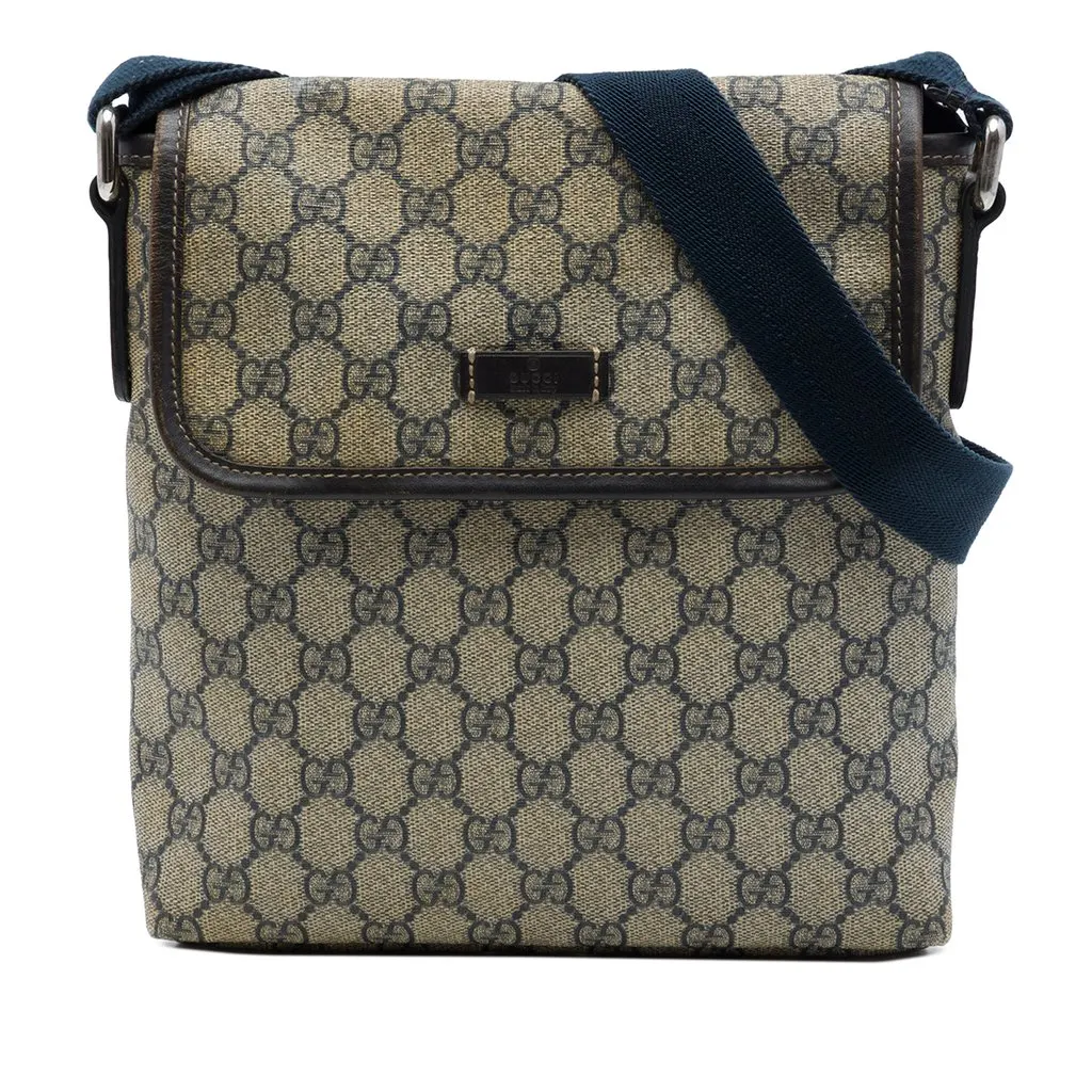 Gucci GG Supreme Crossbody Beige Very good - Front View