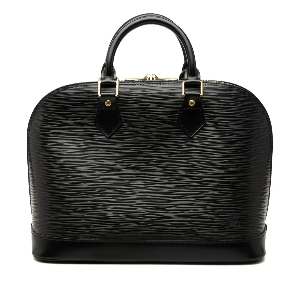 Louis Vuitton Epi Alma PM Black Leather Very good - Front View