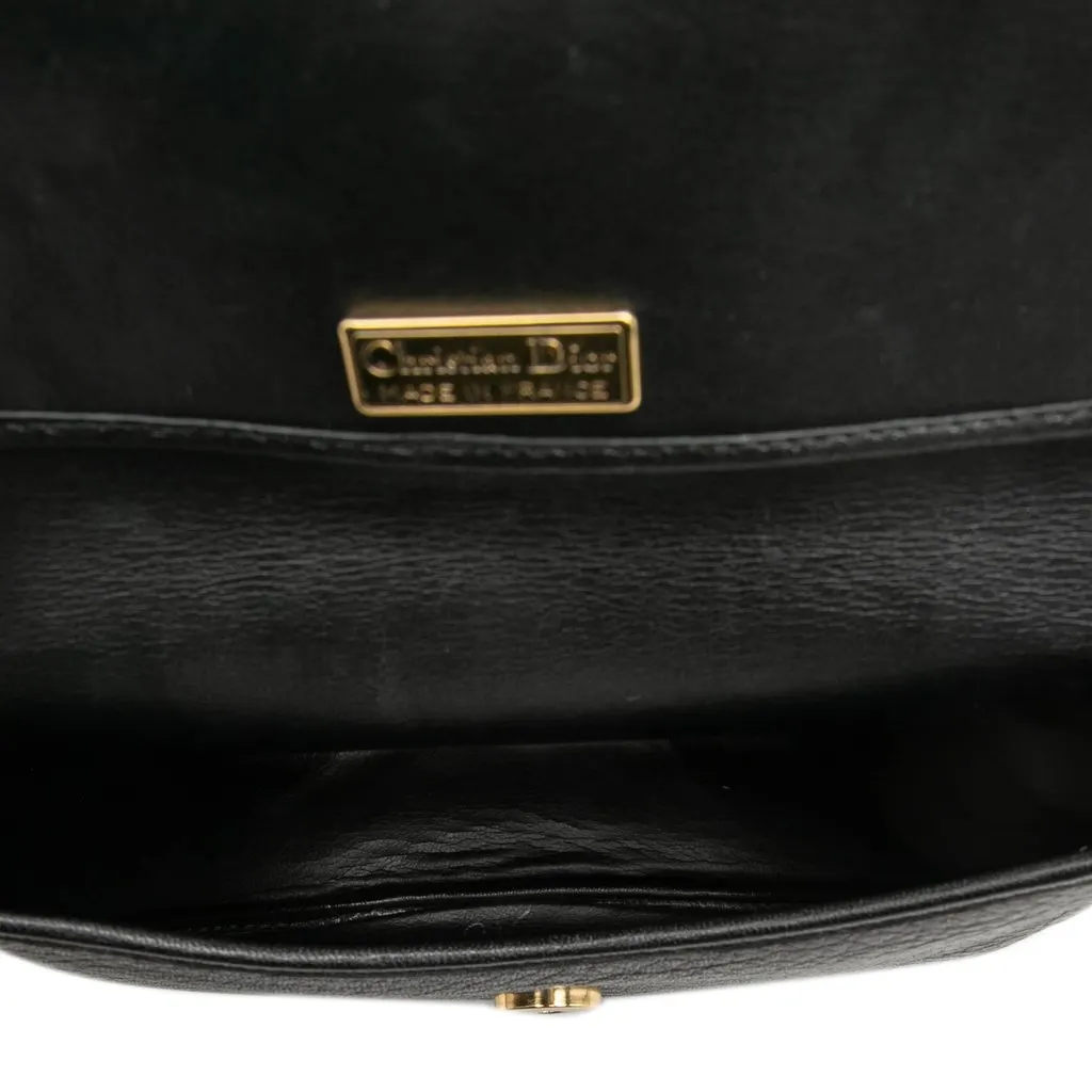 Dior Leather Crossbody Black Leather Very good - Model View