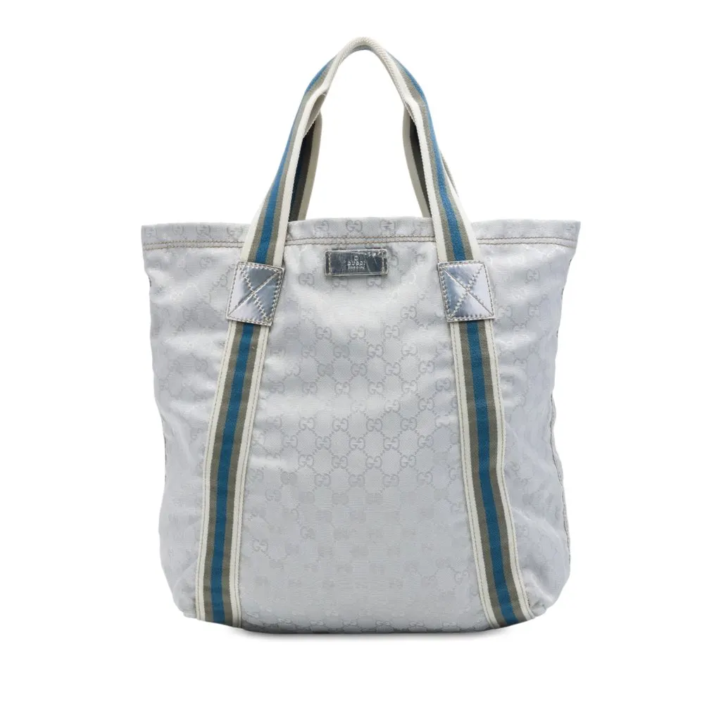 Gucci GG Canvas Web Tote MultiColor Very good - Front View