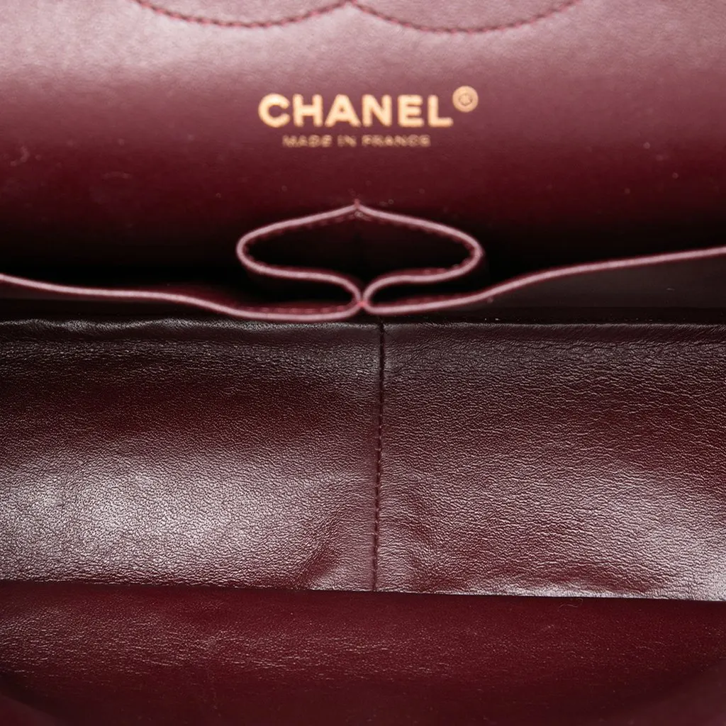 Chanel Jumbo Classic Lambskin Double Flap Black Leather Very good - Model View