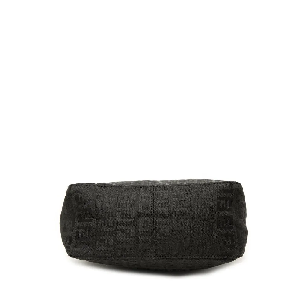 Fendi Zucchino Canvas Handbag Black Very good - Inside View