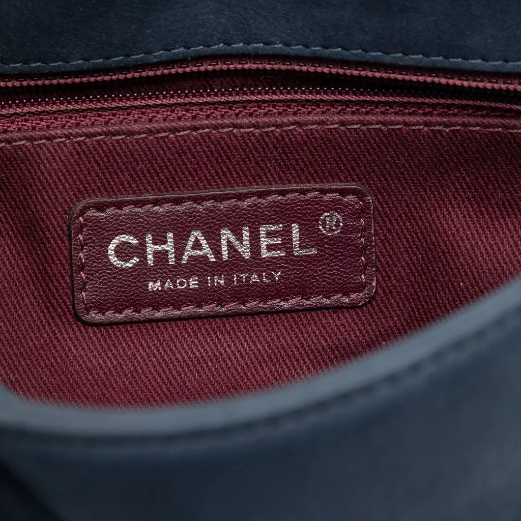 Chanel Small Diamond Embossed Calfskin New Chic Flap MultiColor Leather Very good - Box View