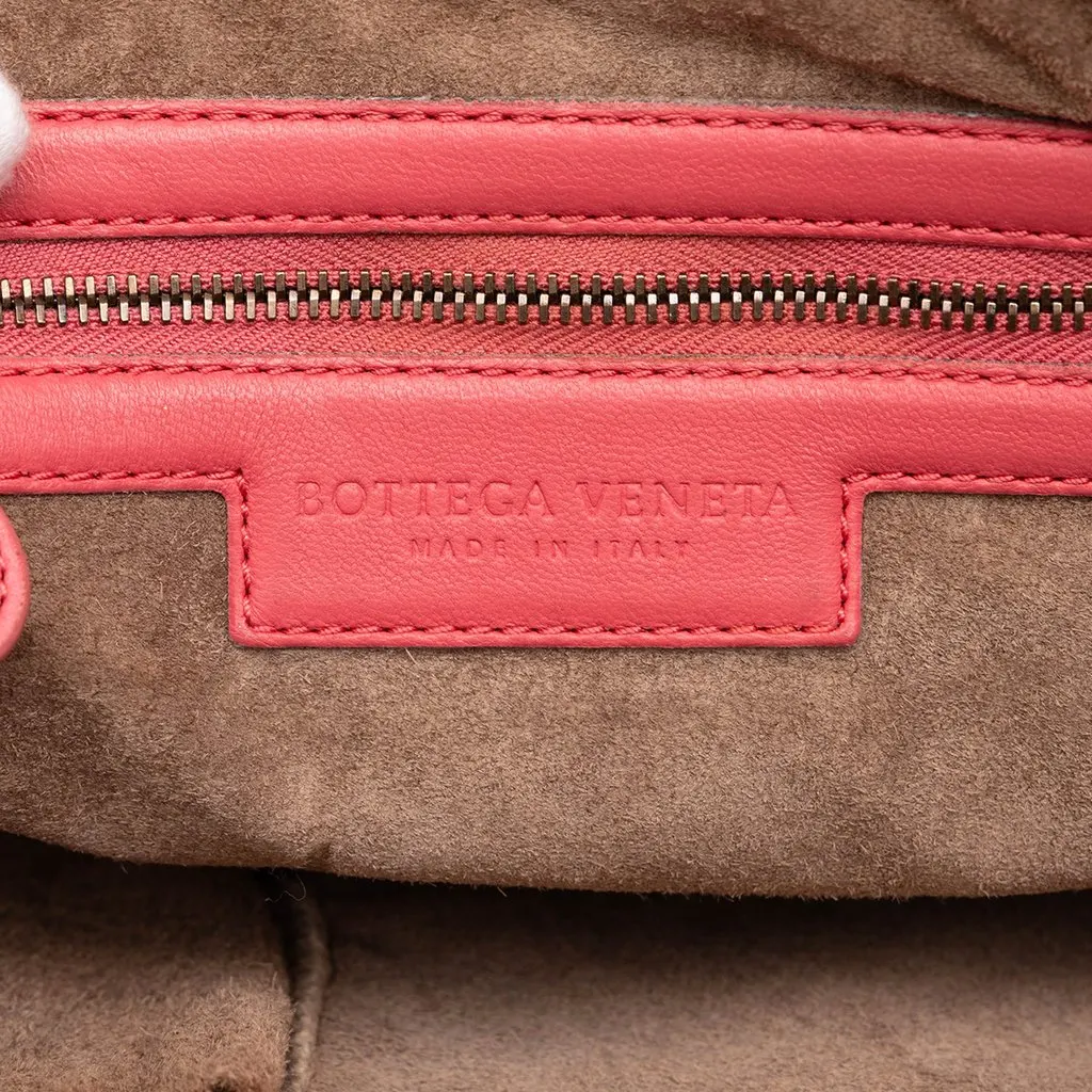Bottega Veneta Nappa Intrecciato Nodini Crossbody Pink Leather Very good - Box View