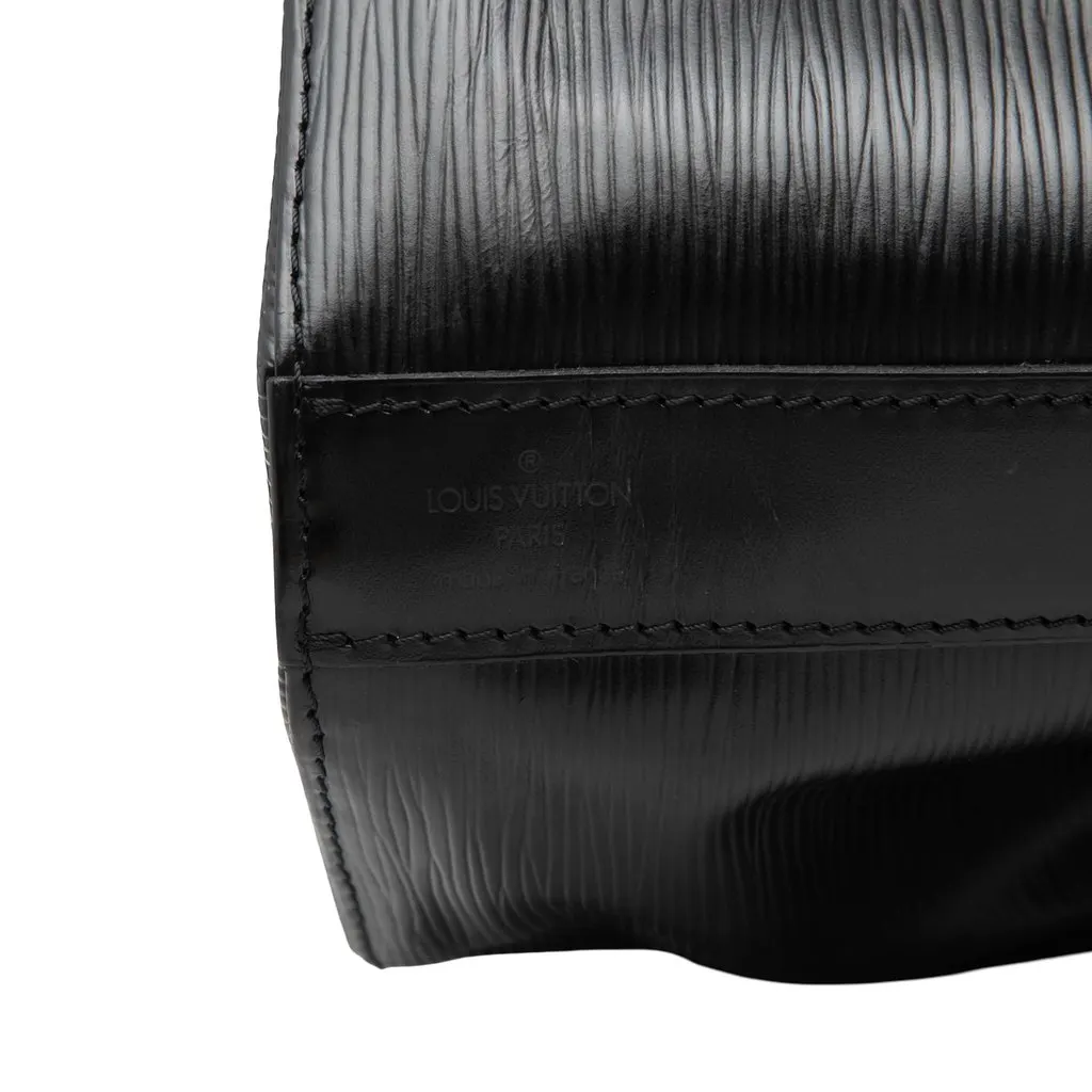 Louis Vuitton Epi Sac D Epaule GM Black Leather Very good - Box View