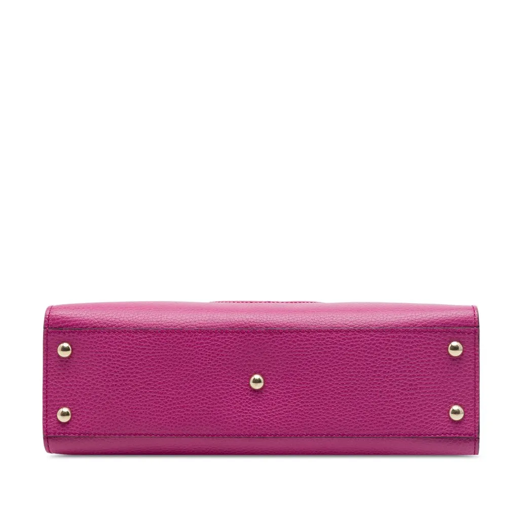 Gucci Medium Leather Soho Satchel Pink Leather Very good - Inside View