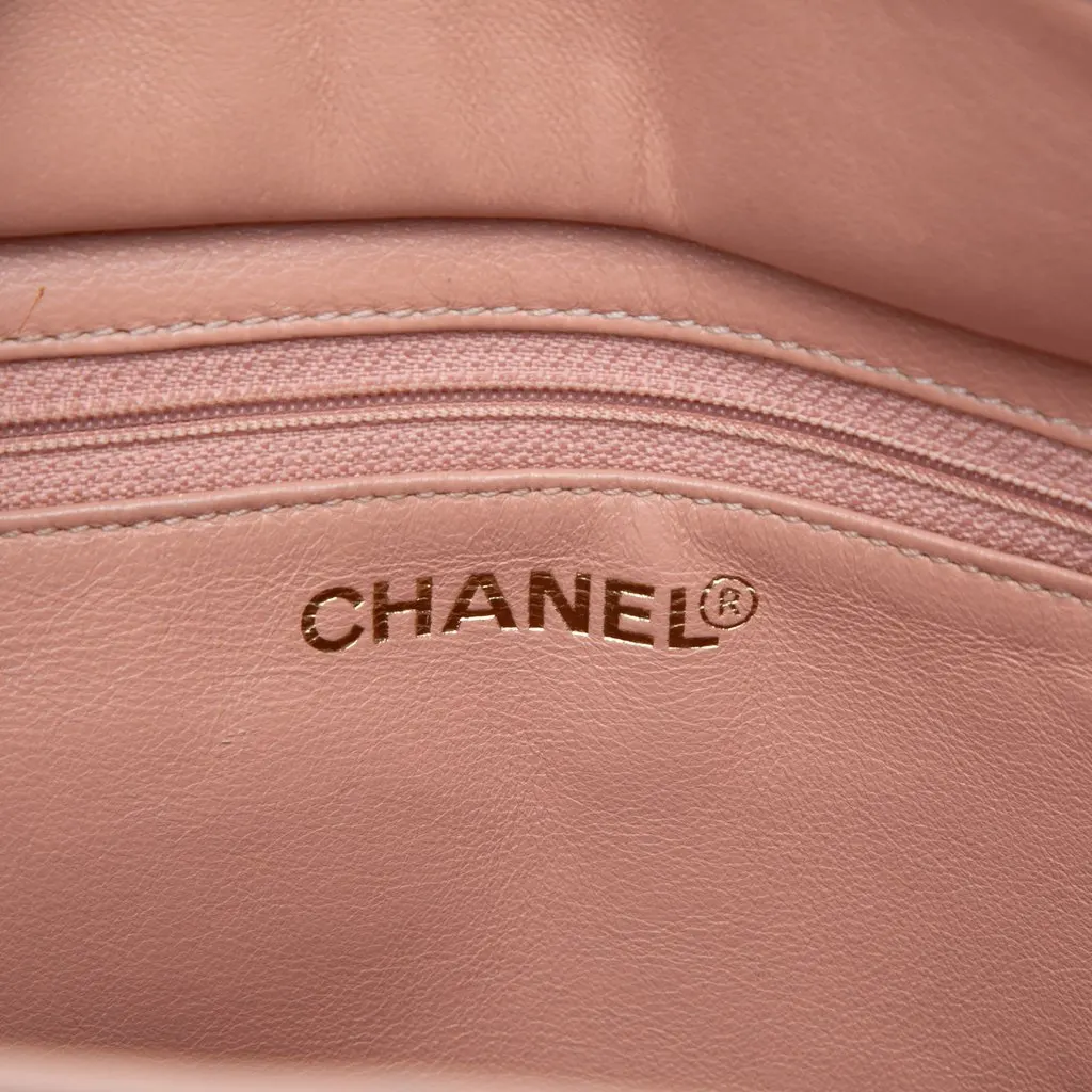 Chanel Petite Caviar Timeless Tote Pink Leather Very good - Box View